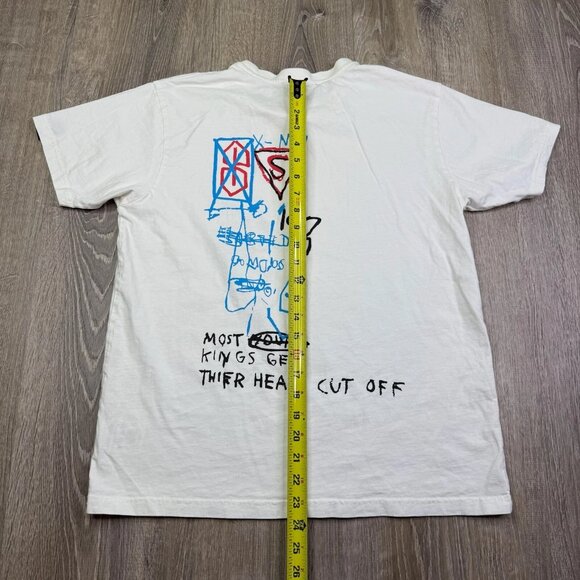 Rome Pays Off King Pleasure Mens White City Art Graphic Print T Shirt Size M - Picture 10 of 10